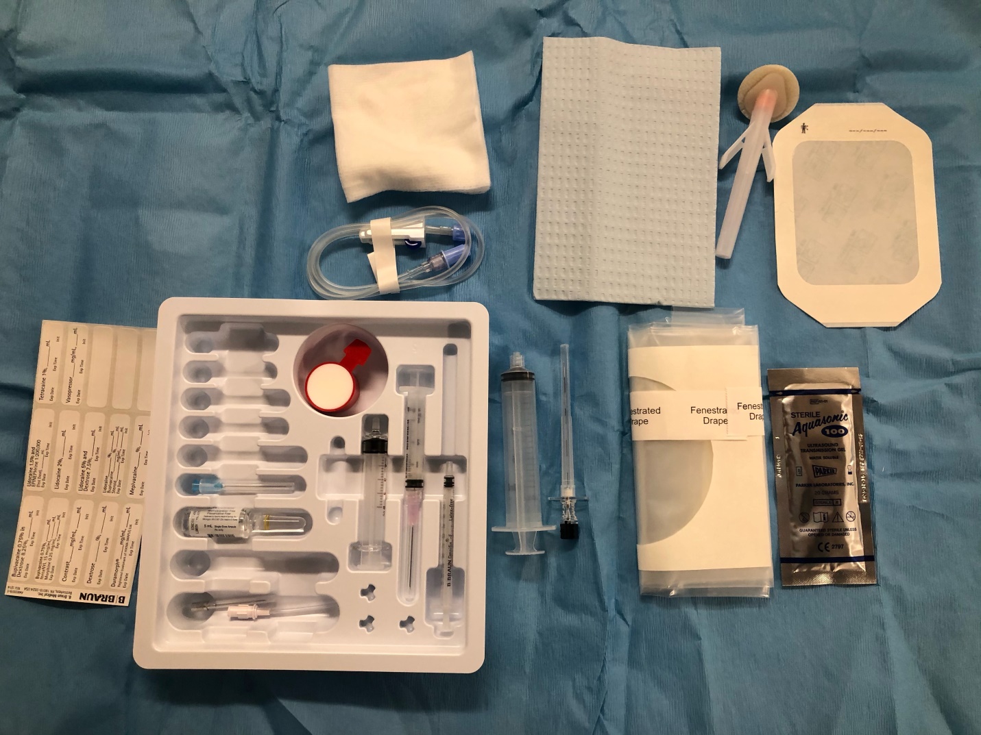 <p>Standard Nerve Block Tray