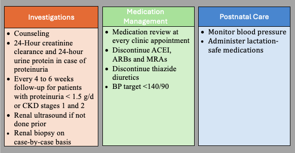 <p>Overview of Glomerulonephritis Management During Pregnancy
