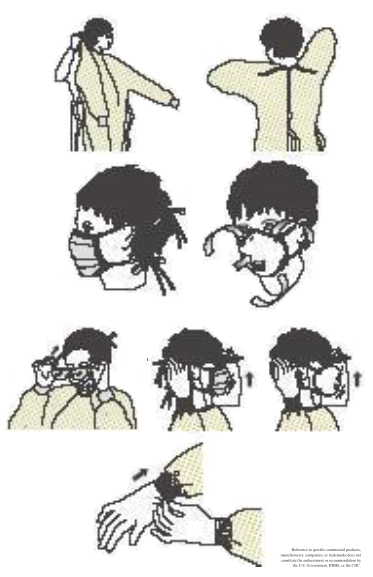 <p>Donning Personal Protective Equipment